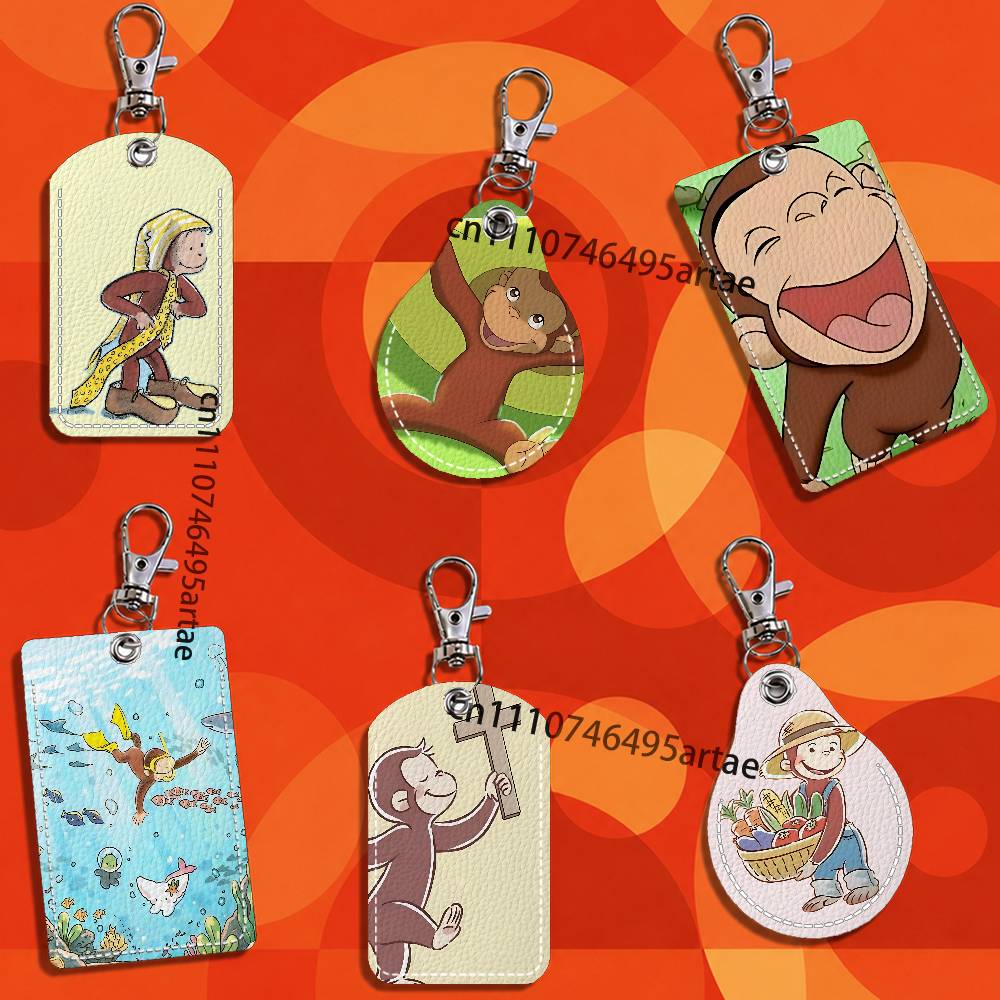 Monkey Curious cute George Hol - đánh giá và giá Leather Card Wallet
