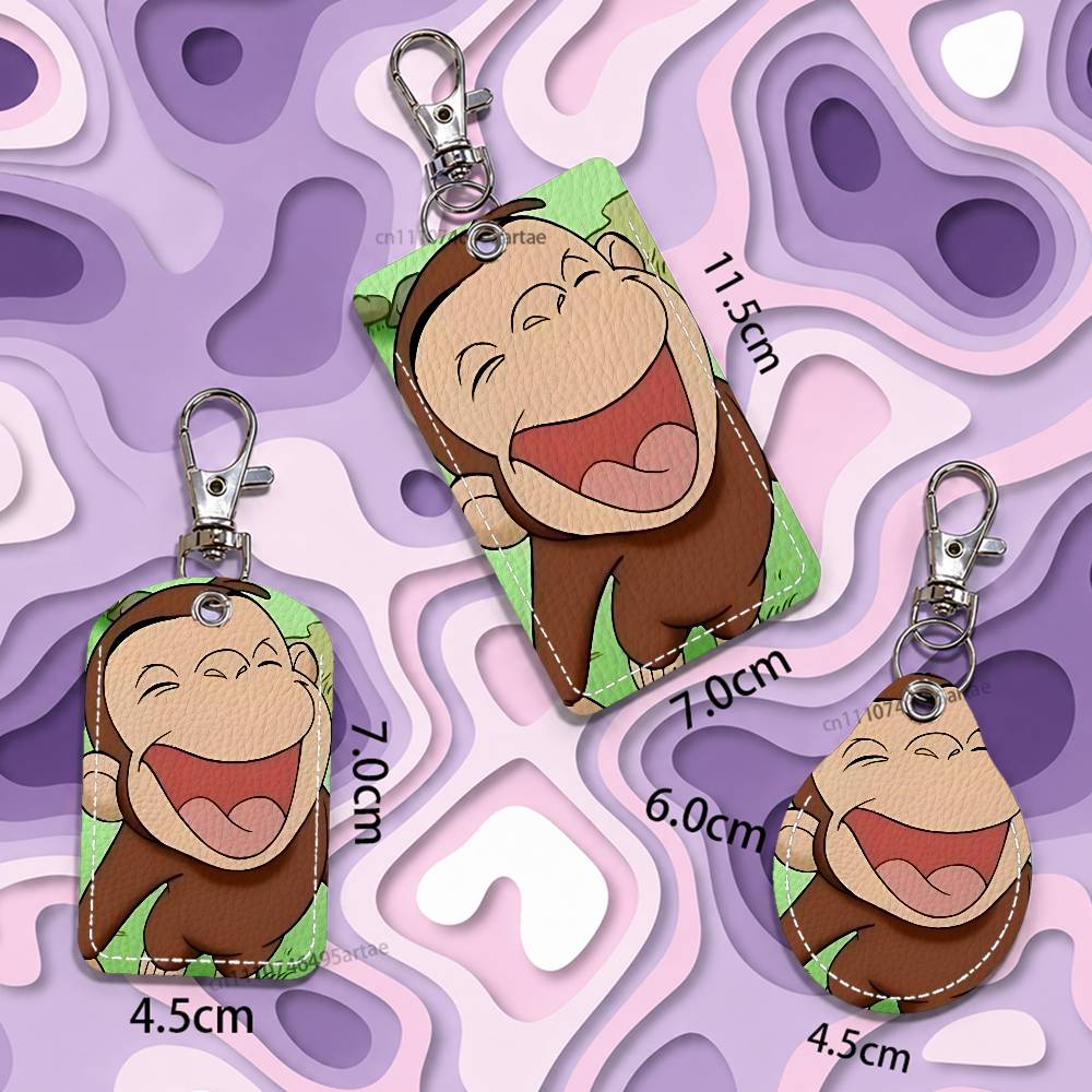 Monkey Curious cute George Hol - đánh giá và giá Leather Card Wallet