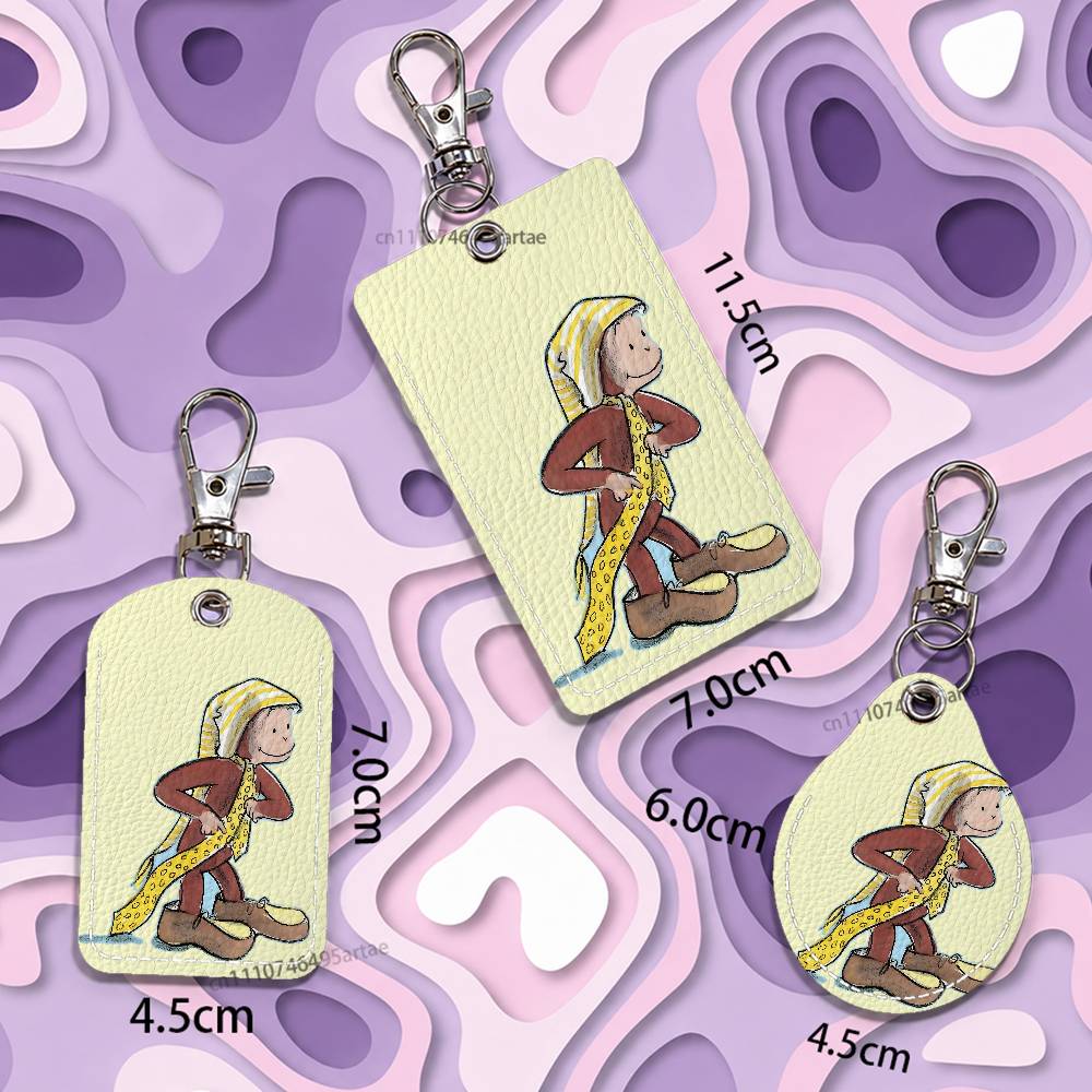 Monkey Curious cute George Hol - đánh giá và giá Leather Card Wallet