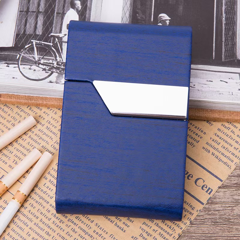 7 Slot Stainless Steel Cigaret - đánh giá và giá Leather Card Wallet