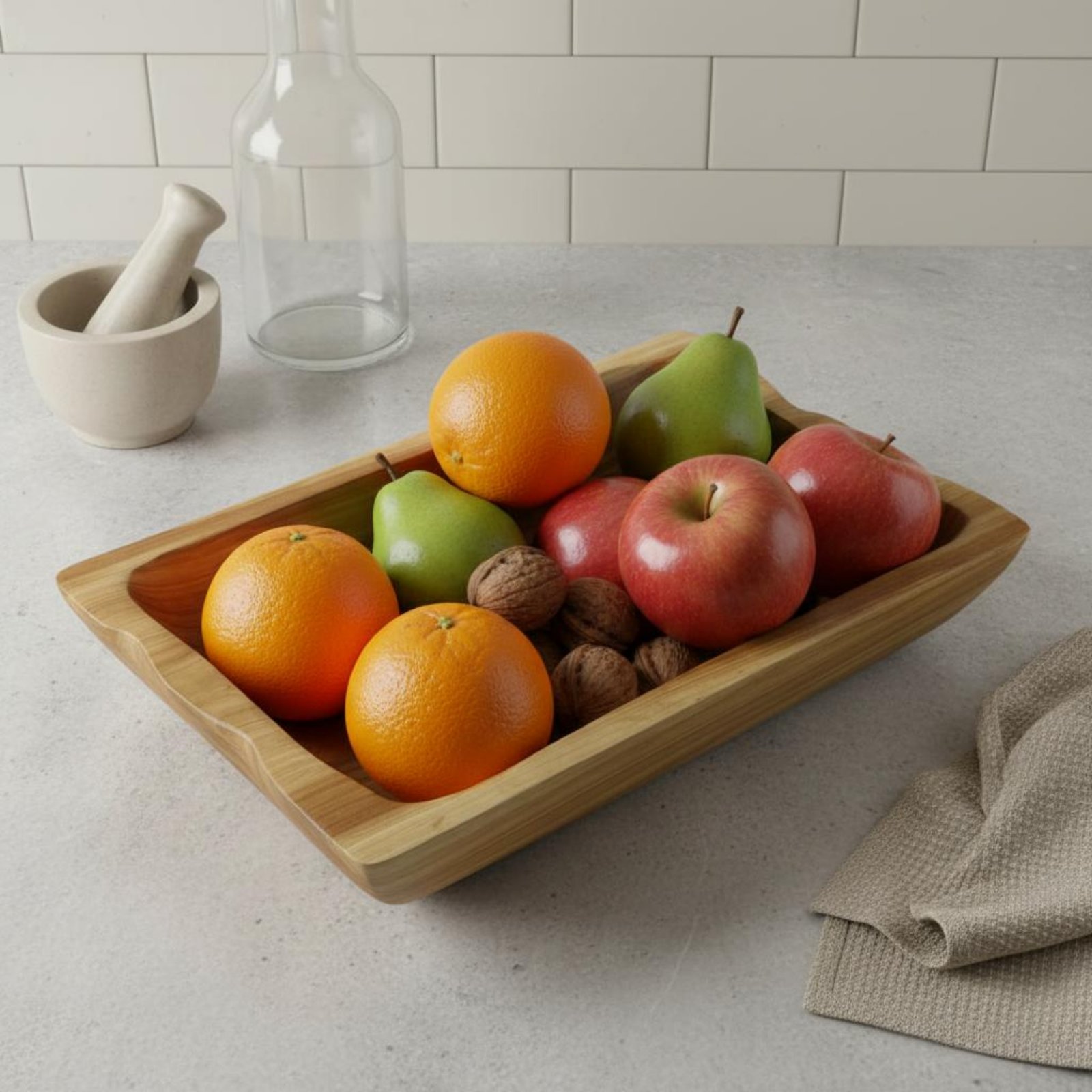 Hardwood Wood Storage Basin La - đánh giá và giá Wooden Serving Tray