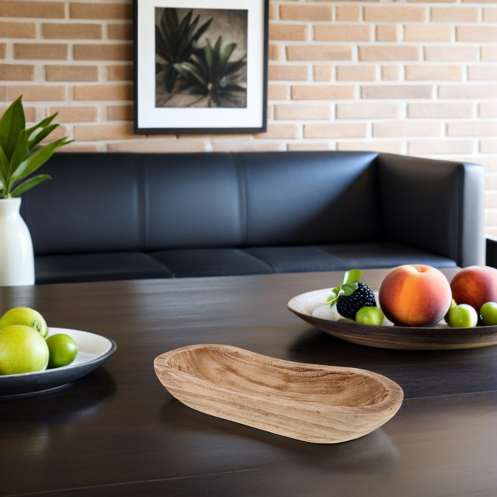 Rustic Wood Table Centerpiece  - đánh giá và giá Wooden Serving Tray