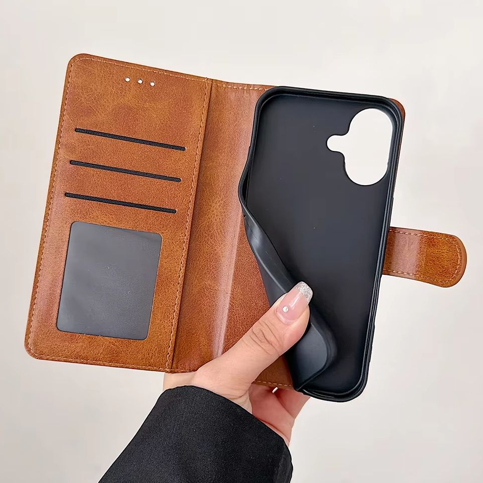 Flip Wallet PU Leather Phone C - đánh giá và giá Leather Card Wallet