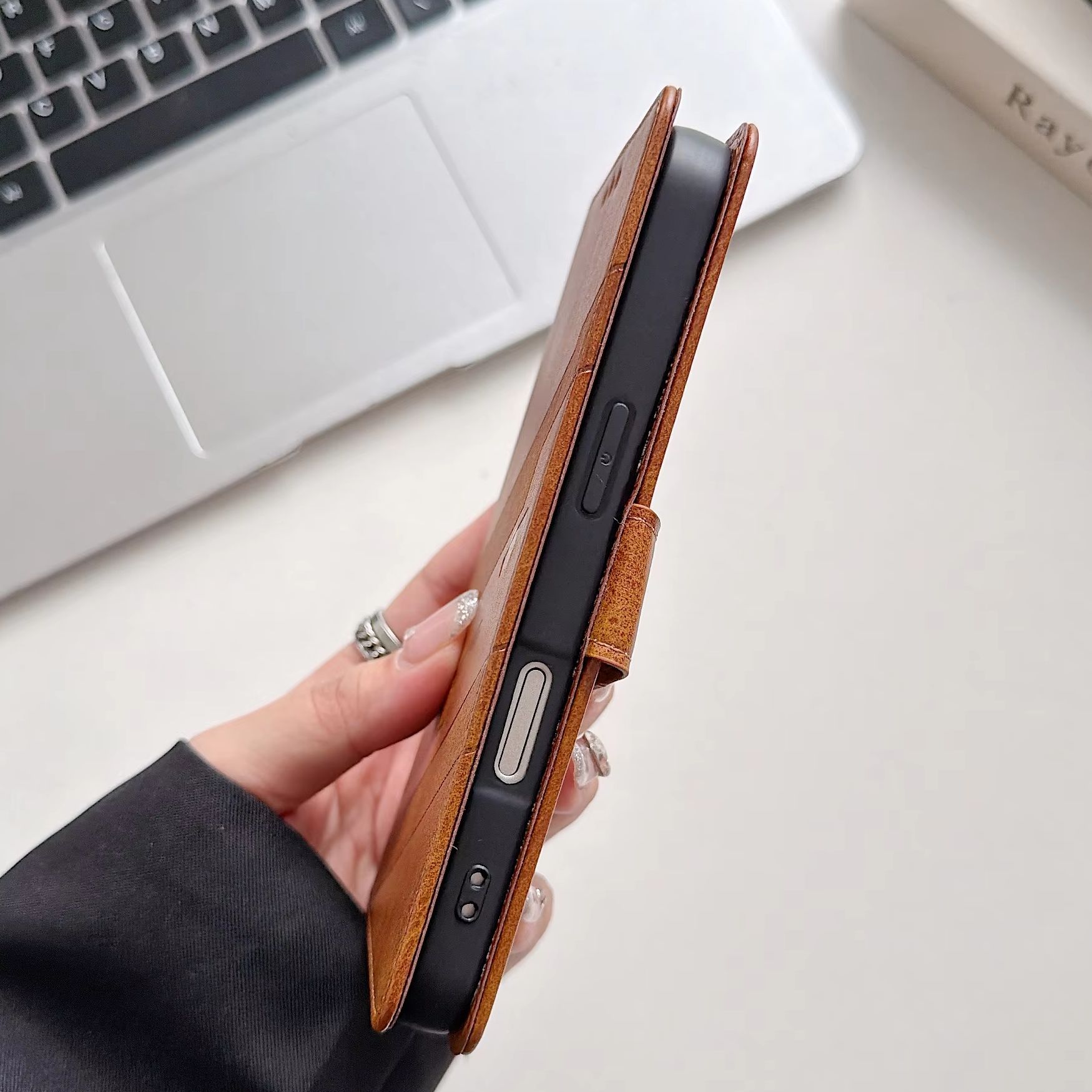 Flip Wallet PU Leather Phone C - đánh giá và giá Leather Card Wallet