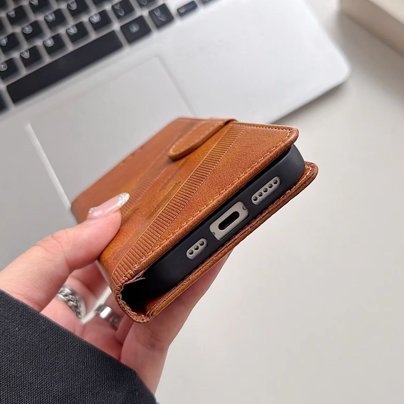Flip Wallet PU Leather Phone C - đánh giá và giá Leather Card Wallet
