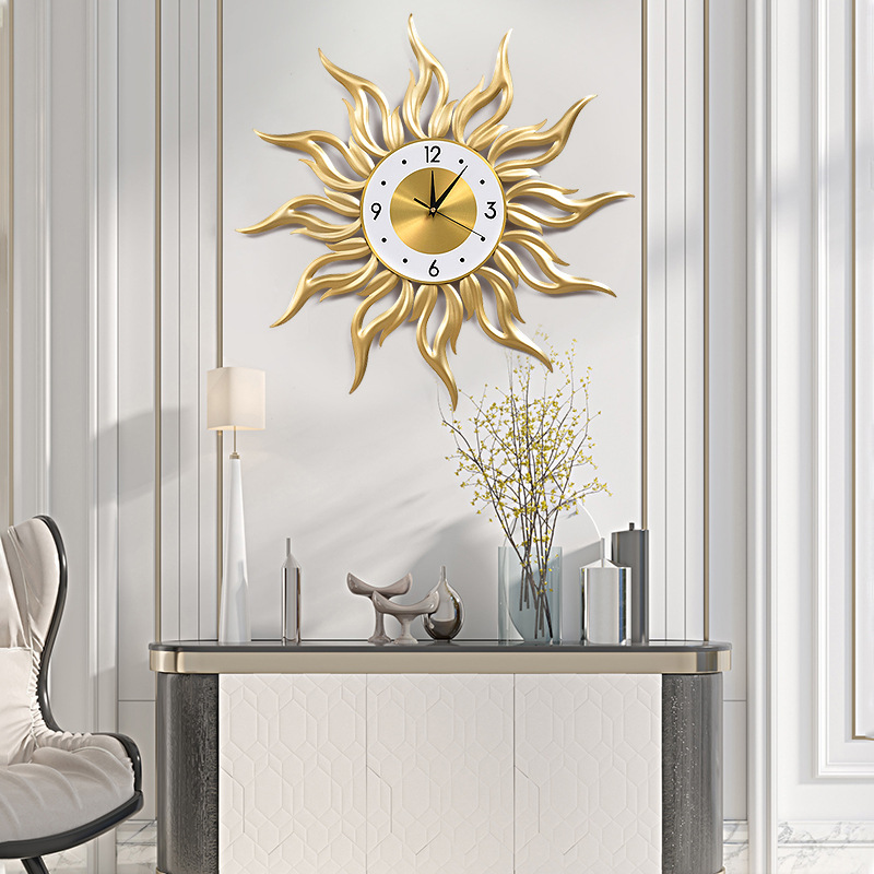 Nordic Gold Wall Clock Living  - đánh giá và giá Luxury Lifestyle Living