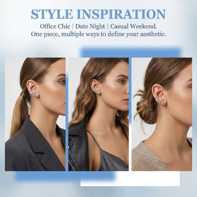 Angel Wings Cross Earrings Lux - đánh giá và giá Luxury Lifestyle Gifts