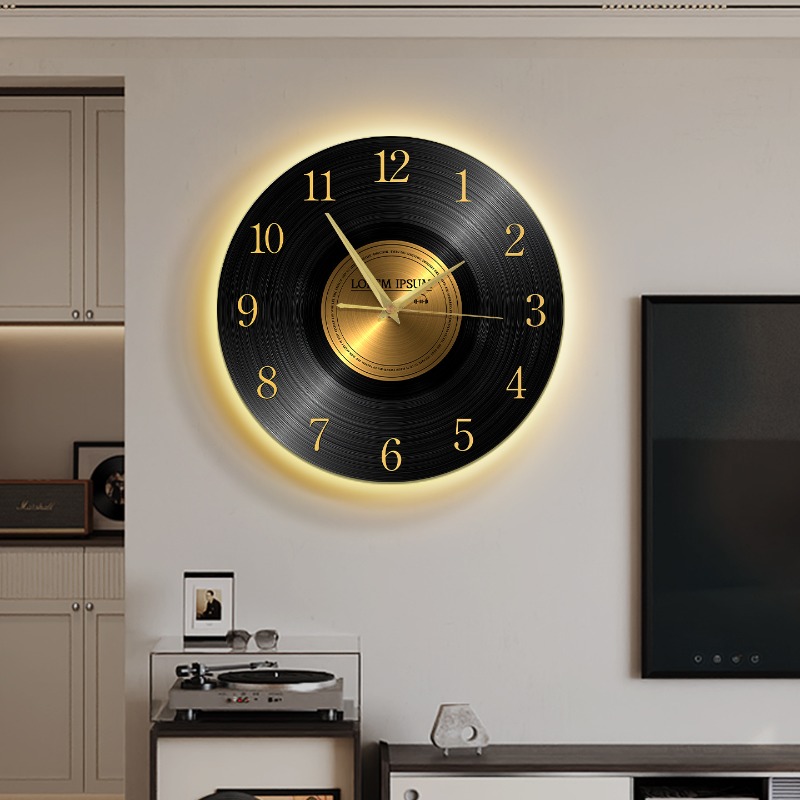 Vintage Wall Clock with Light  - đánh giá và giá Luxury Lifestyle Living