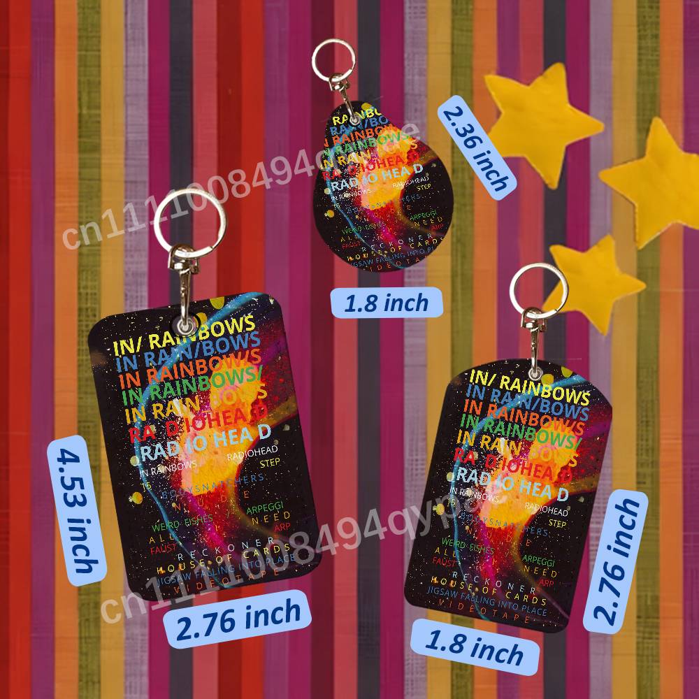 R-Radiohead In Rainbows Leathe - đánh giá và giá Leather Card Wallet