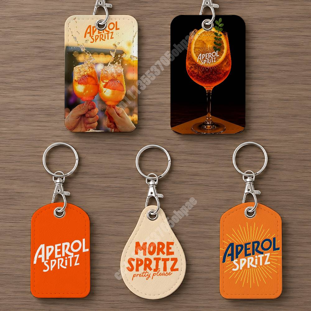 Orange Prosecco A-Aperol S-Spr - đánh giá và giá Leather Card Wallet